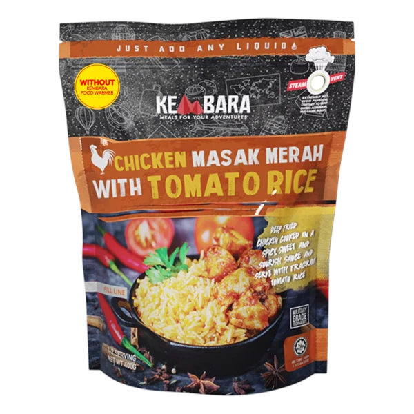 Chicken Masak Merah with Tomato Rice (Without Food Warmer) - KembaraFood