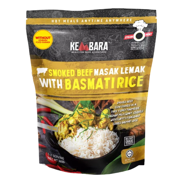 Smoked Beef with Basmathi Rice (Without Food Warmer)